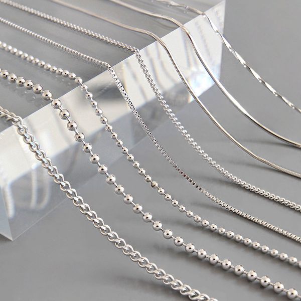 korean-style s925 sterling silver all-match bead sideways snake bone box cross melon seeds necklace with chain female silver jewelry
korean-style s925 sterling silver all-match bead sideways snake bone box cross melon seeds necklace with chain female silver jewelry