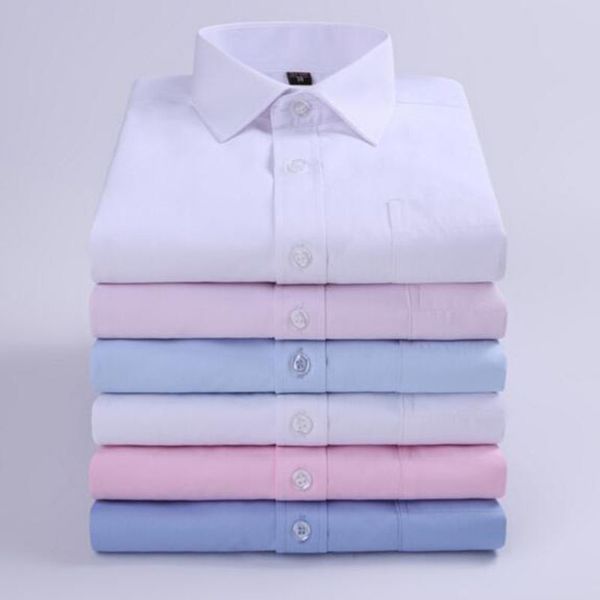 business work men formal dress shirts long sleeve turn-down collar solid color single breasted shirts camisa big size s-4xl, White;black
business work men formal dress shirts long sleeve turn-down collar solid color single breasted shirts camisa big size s-4xl, White;black