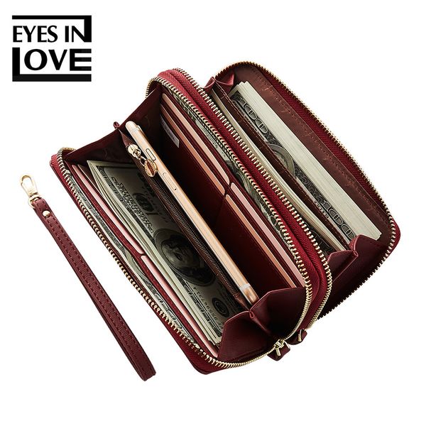 EYES IN LOVE Brand New 2019 ladies handbag wallet large capacity double zipper long paragraph simple hand take purse bag
EYES IN LOVE Brand New 2019 ladies handbag wallet large capacity double zipper long paragraph simple hand take purse bag
