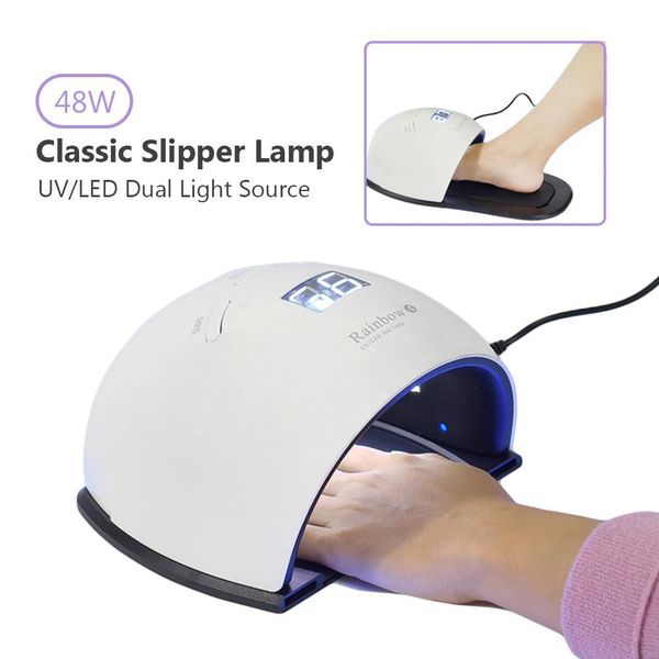 48w uv led lamp nail dryer for hand foot 2in1 gel polish curing drying fingernail toenail led lamp polish manicure nail art tool ly191228
48w uv led lamp nail dryer for hand foot 2in1 gel polish curing drying fingernail toenail led lamp polish manicure nail art tool ly191228