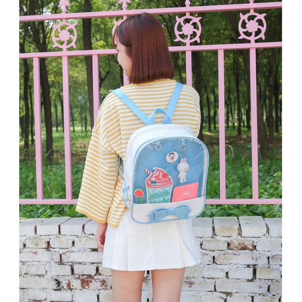 clear transparent women backpack cute bow ita bags for school mini pink black schoolbags for teenage girls fashion bookbag hot
clear transparent women backpack cute bow ita bags for school mini pink black schoolbags for teenage girls fashion bookbag hot