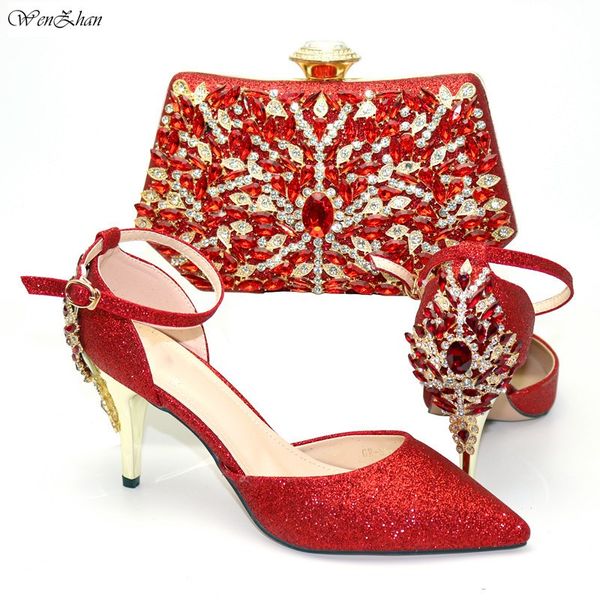 dress shoes wenzhan wedding and bag set red color arrivals african party lower shoe 8cm 38-42 c910-31, Black
dress shoes wenzhan wedding and bag set red color arrivals african party lower shoe 8cm 38-42 c910-31, Black