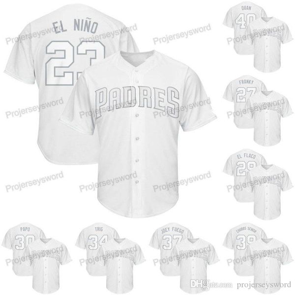 San Diego Fernando Tatis 2019 Players Weekend Padres Jersey Francisco Mejia Dinelson Lamet Eric Hosmer Kirby Yates Luis Perdomo Jerseys
San Diego Fernando Tatis 2019 Players Weekend Padres Jersey Francisco Mejia Dinelson Lamet Eric Hosmer Kirby Yates Luis Perdomo Jerseys