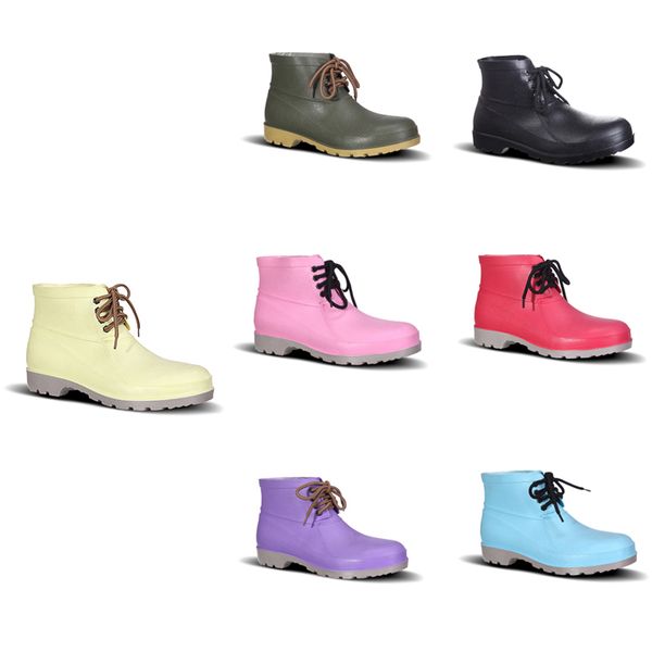 no-brand design rain boots low labor insurance shoes steel toe cap black yellow pink red purple dark green men shoes 38-44
no-brand design rain boots low labor insurance shoes steel toe cap black yellow pink red purple dark green men shoes 38-44