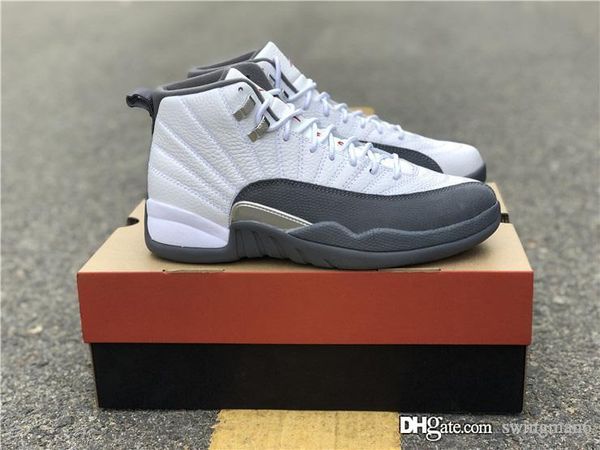 est air authentic 12 dark grey white basketball shoes retro real carbon fiber 12s men sports sneakers 130690-160 with box
est air authentic 12 dark grey white basketball shoes retro real carbon fiber 12s men sports sneakers 130690-160 with box