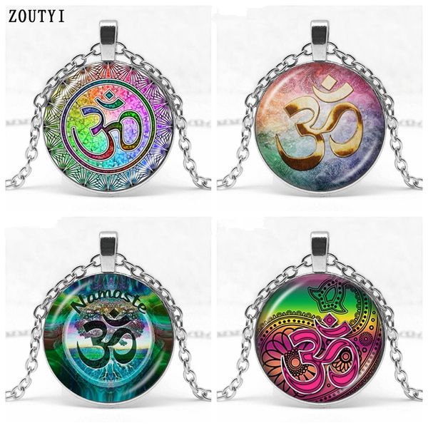 2018/om aum ohm buddha necklace namaste glass pendant jewelry hindu symbol pendant meditation hindu sweater necklace, Silver
2018/om aum ohm buddha necklace namaste glass pendant jewelry hindu symbol pendant meditation hindu sweater necklace, Silver