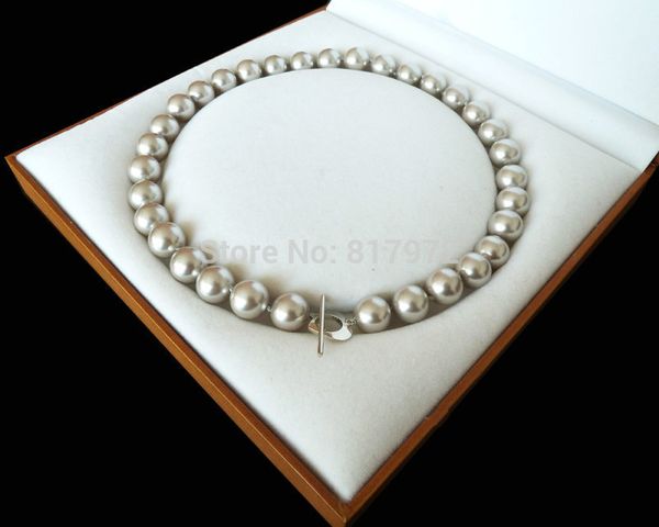 charm silver gray natural south sea shell pearl bead highlight aaa round bead 12mm-16mm necklaces love clasp for woman gift
charm silver gray natural south sea shell pearl bead highlight aaa round bead 12mm-16mm necklaces love clasp for woman gift