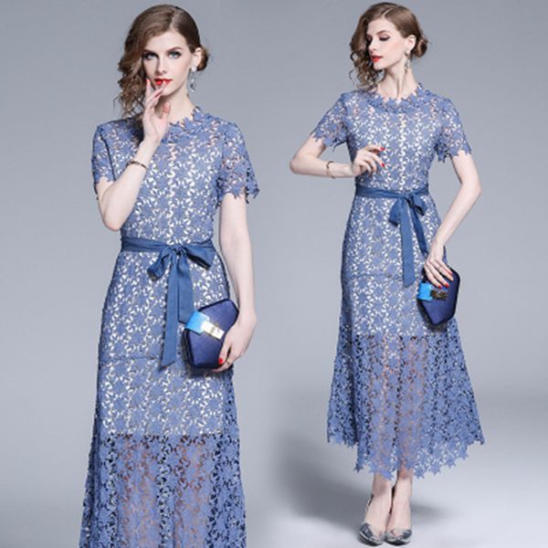 runway elegant hollow out dress 2020 summer women short sleeve o-neck flower luxurious embroidery dress, Black;gray
runway elegant hollow out dress 2020 summer women short sleeve o-neck flower luxurious embroidery dress, Black;gray