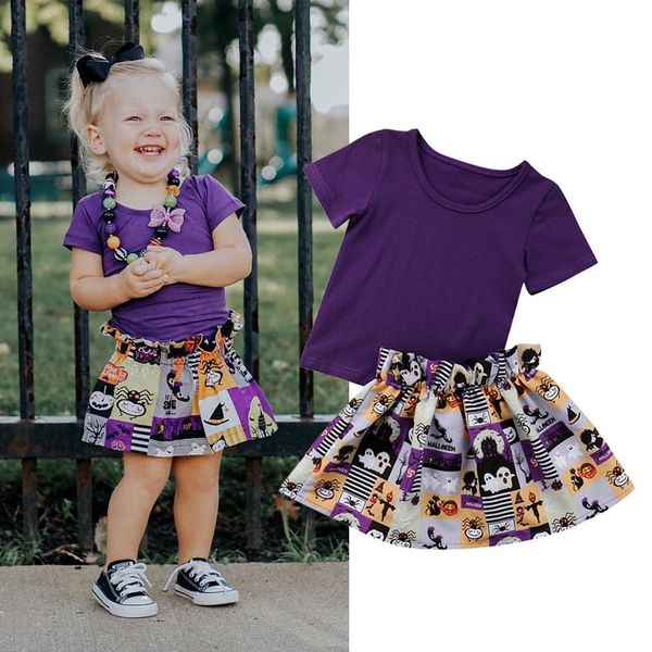 halloween party fashion sweet toddler baby girls clothes sets 2pcs solid pullover purple t-shirts print skirts 6m-5y, White
halloween party fashion sweet toddler baby girls clothes sets 2pcs solid pullover purple t-shirts print skirts 6m-5y, White