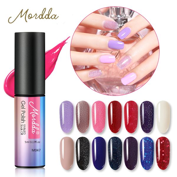 mordda 5ml gel nail polish pure gel varnish hybrid led uv polish color long lasting glitter for nail art design, Red;pink
mordda 5ml gel nail polish pure gel varnish hybrid led uv polish color long lasting glitter for nail art design, Red;pink