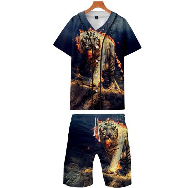 2020 wild animal two piece set jackets and shorts kpop fashion new cool print beast baseball jacket set for men plus size, Gray
2020 wild animal two piece set jackets and shorts kpop fashion new cool print beast baseball jacket set for men plus size, Gray