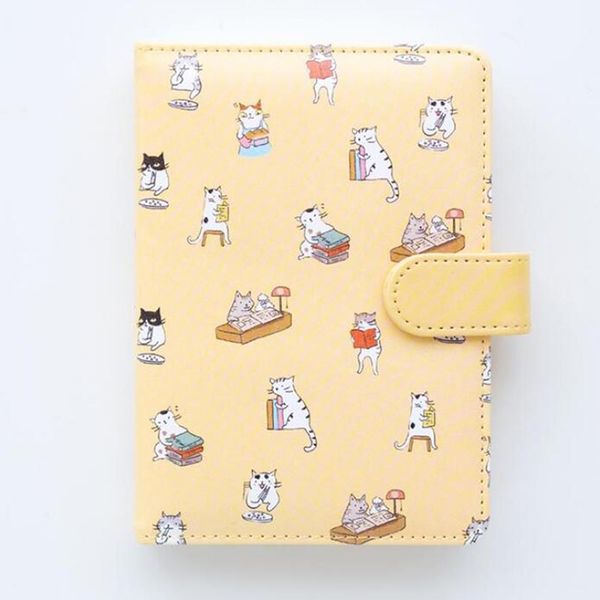 creative cute cat notebook stationery leather cover kids notebook with color paper binder diary gifts for girls
creative cute cat notebook stationery leather cover kids notebook with color paper binder diary gifts for girls