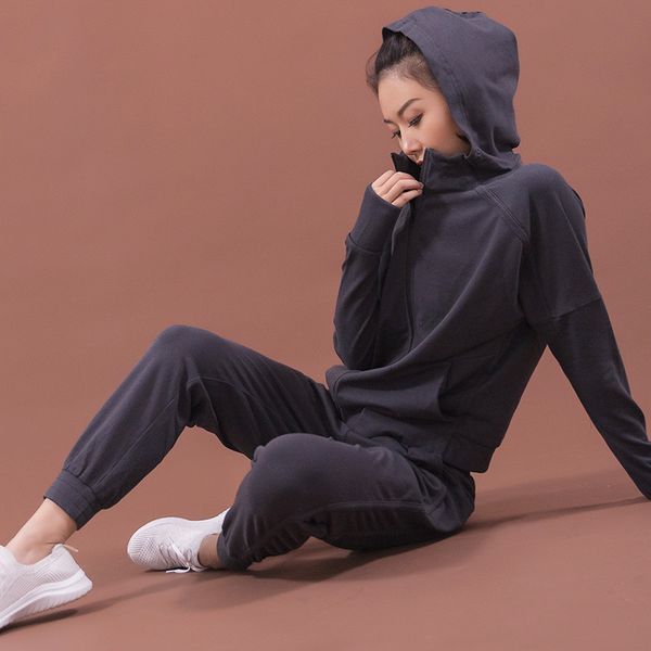 spirng women sport suit tracksuit cotton jacket hoodie sweatshirt+sweatpant jogger running outfit casual workout set sportswear, Black;blue
spirng women sport suit tracksuit cotton jacket hoodie sweatshirt+sweatpant jogger running outfit casual workout set sportswear, Black;blue