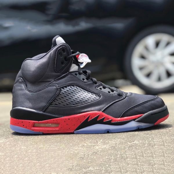 Original Air Jordan retro 5 Satin Bred Mens basketball shoes 5s Black University Red 136027-006 Athletic sports sneakers 7-13
Original Air Jordan retro 5 Satin Bred Mens basketball shoes 5s Black University Red 136027-006 Athletic sports sneakers 7-13