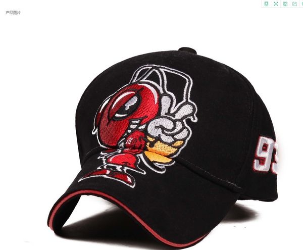 Hot Sell Cosplay Cartoon Big Ant Embroidery Marc Marquez Motorcycle Hat Sports Baseball Cap Men and Women Fashion Caps
Hot Sell Cosplay Cartoon Big Ant Embroidery Marc Marquez Motorcycle Hat Sports Baseball Cap Men and Women Fashion Caps
