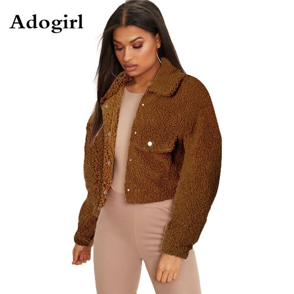 women's jackets women winter warm fleece jacket woolen coat long sleeve female outwear classic vintage pockets streetwear, Black;brown
women's jackets women winter warm fleece jacket woolen coat long sleeve female outwear classic vintage pockets streetwear, Black;brown