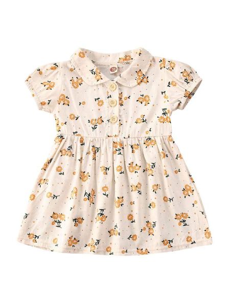 newborn baby girls casual dresses 2020 summer flower shorts sleeve dress outfits sunsuit clothes 6 months-7 years, Red;yellow
newborn baby girls casual dresses 2020 summer flower shorts sleeve dress outfits sunsuit clothes 6 months-7 years, Red;yellow