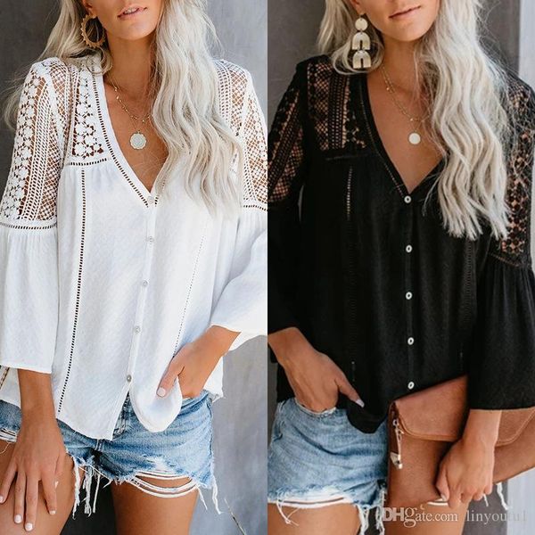 2020 lace patchwork white shirt womens and blouses turn-down collar long sleeve chiffon blouse women sum
2020 lace patchwork white shirt womens and blouses turn-down collar long sleeve chiffon blouse women sum