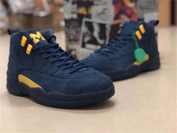 2020 new release 12 rtr michigan nrg psny basketball shoes authentic collego navy amarillo bq3180 -407 real carbon fiber sneakers size 40, Black
2020 new release 12 rtr michigan nrg psny basketball shoes authentic collego navy amarillo bq3180 -407 real carbon fiber sneakers size 40, Black