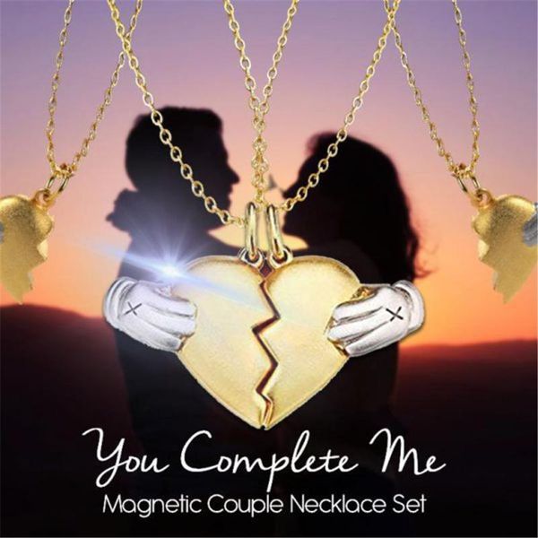 collares mujer necklace women you complete me magnetic couple necklace choice for valentine's day gifts bijoux femme, Silver
collares mujer necklace women you complete me magnetic couple necklace choice for valentine's day gifts bijoux femme, Silver