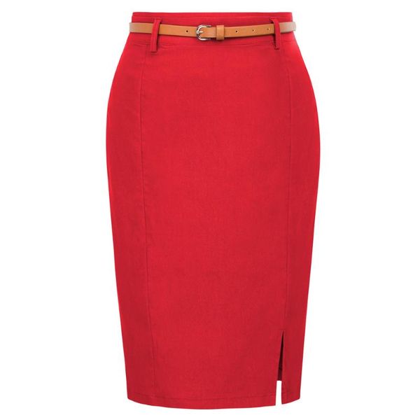kate kasin women bodycon pencil skirt with belt elastic high waist office skirt lady solid color hips-wrapped wear to work, Black
kate kasin women bodycon pencil skirt with belt elastic high waist office skirt lady solid color hips-wrapped wear to work, Black