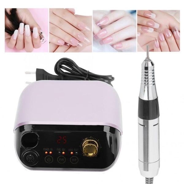 30w 25000rpm electric nail drill manicure pedicure machine led display eu plug 110-220v for manicure nail salon, Silver
30w 25000rpm electric nail drill manicure pedicure machine led display eu plug 110-220v for manicure nail salon, Silver