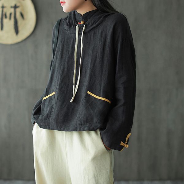 womens cotton linen hooded tees t shirt tees outwear big loose oversized retro fashion casual for spring summer az23531513, White
womens cotton linen hooded tees t shirt tees outwear big loose oversized retro fashion casual for spring summer az23531513, White