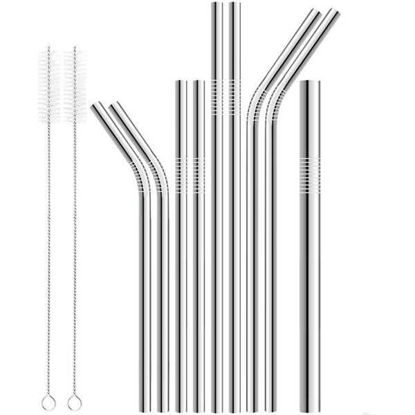 11pcs long stainless steel metal drinking straws with cleaning brushes set recycle straw with cleaner brush for mugs
11pcs long stainless steel metal drinking straws with cleaning brushes set recycle straw with cleaner brush for mugs