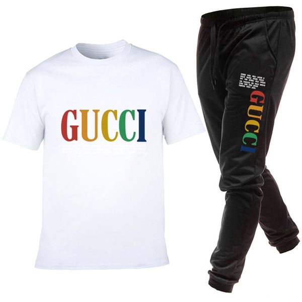 brand fashion designer boutique men's short sleeves and long pants leisure sportswear mail s-3xl no.24s, White
brand fashion designer boutique men's short sleeves and long pants leisure sportswear mail s-3xl no.24s, White