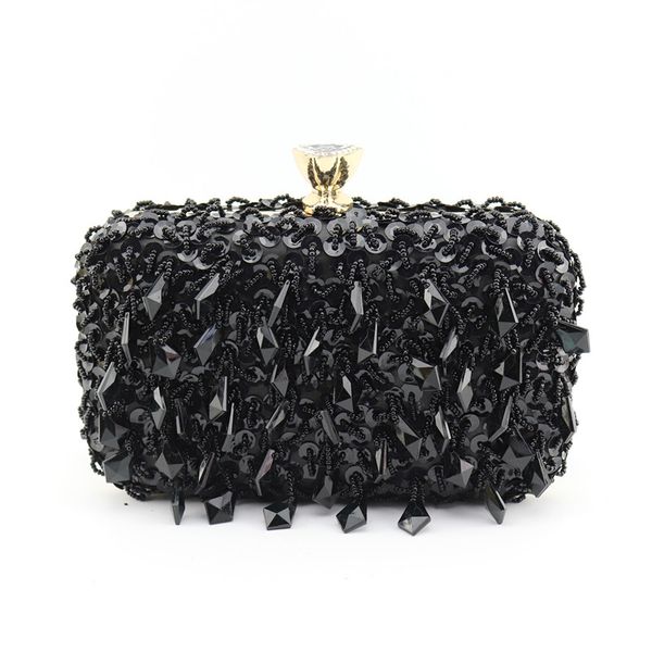 k94-2 crystal women pearl beaded black evening metal clutches bag wedding party prom bridal handbag purse
k94-2 crystal women pearl beaded black evening metal clutches bag wedding party prom bridal handbag purse