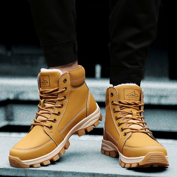 2019 winter new breathable casual personality outdoor snow boots hiking boots large size 46 non-slip waterproof and wearable, Black
2019 winter new breathable casual personality outdoor snow boots hiking boots large size 46 non-slip waterproof and wearable, Black