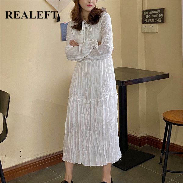 realeft 2020 new spring summer korean style folds dress casual women's long dresses long sleeve high waist loose dresses, Black;gray
realeft 2020 new spring summer korean style folds dress casual women's long dresses long sleeve high waist loose dresses, Black;gray