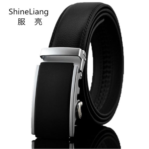 shineliang automatic buckle belts for men simple designer leather body width 3.5cm fashion brand male waist tape, Black;brown
shineliang automatic buckle belts for men simple designer leather body width 3.5cm fashion brand male waist tape, Black;brown