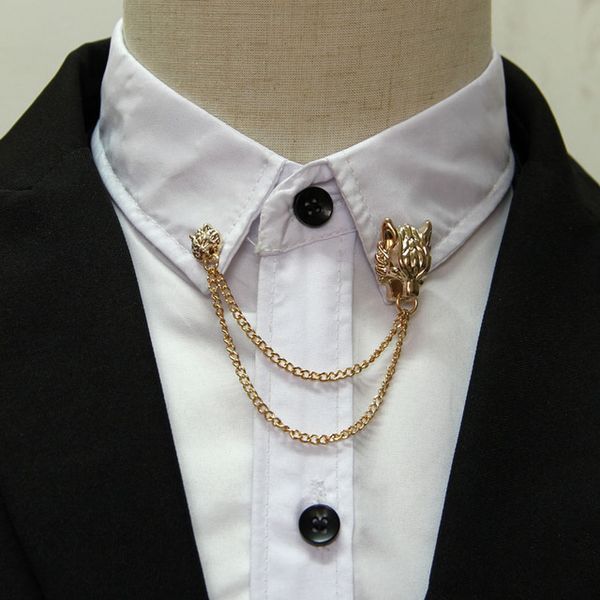 new wholesale discount metal dragon animal brooch and brooch faucet brooch shirt collar tassel chain flower set lapel, Gray
new wholesale discount metal dragon animal brooch and brooch faucet brooch shirt collar tassel chain flower set lapel, Gray