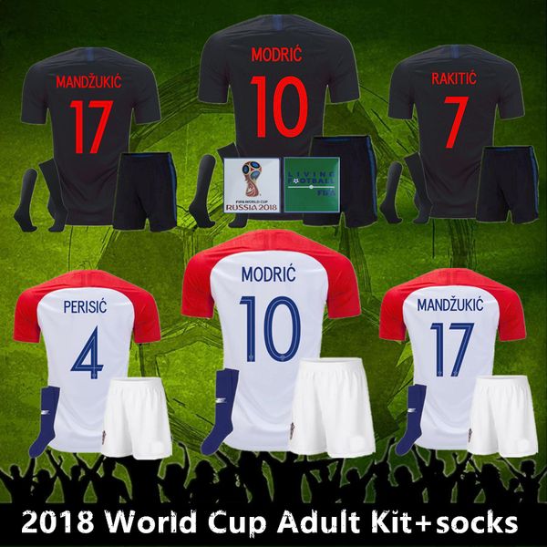 2018 world cup runner up kit socks vida rebic rakitic hrvatska lovren modric soccer jersey voetbal croazia football shirts mandzukic, Black
2018 world cup runner up kit socks vida rebic rakitic hrvatska lovren modric soccer jersey voetbal croazia football shirts mandzukic, Black