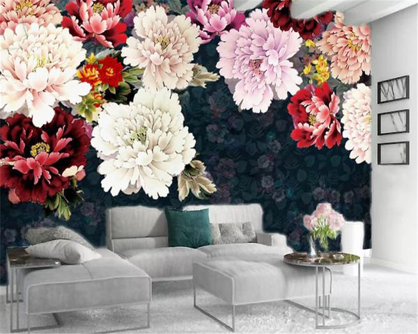 3d room wallpaper custom vintage hand painted delicate peony flower living room bedroom silk mural wallpaper
3d room wallpaper custom vintage hand painted delicate peony flower living room bedroom silk mural wallpaper