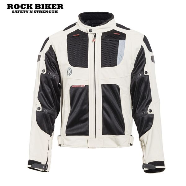 rock biker mens motorcyle jacket summer riders jacket breathable mesh waterproof protective motocross racing black/white
rock biker mens motorcyle jacket summer riders jacket breathable mesh waterproof protective motocross racing black/white