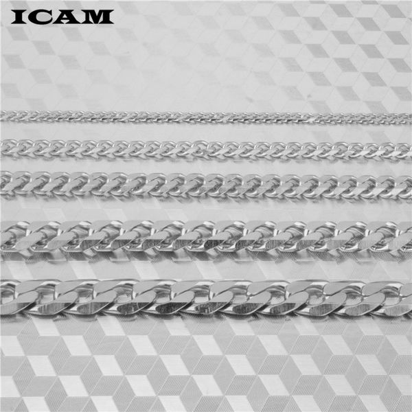 icam never fade 3mm/5mm/7mm stainless steel cuban chain necklace waterproof men link curb chain gift jewelry length customized, Silver
icam never fade 3mm/5mm/7mm stainless steel cuban chain necklace waterproof men link curb chain gift jewelry length customized, Silver