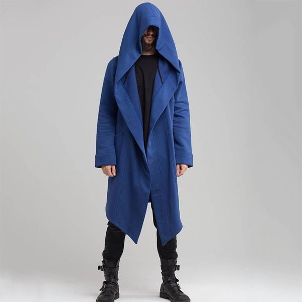 women men long outwear cosplay hooded jacket burning man jacket warm casual coat trench overcoat outwear man costume, Black
women men long outwear cosplay hooded jacket burning man jacket warm casual coat trench overcoat outwear man costume, Black
