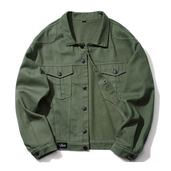 2020 new fashion trend tooling male plus fat plus size loose denim jacket jacket male tide brand jacket denim, Black;brown 
2020 new fashion trend tooling male plus fat plus size loose denim jacket jacket male tide brand jacket denim, Black;brown