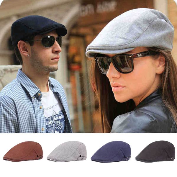 classic casual men women beret hat breathable spring summer male wool ivy caps unisex, Blue;gray
classic casual men women beret hat breathable spring summer male wool ivy caps unisex, Blue;gray