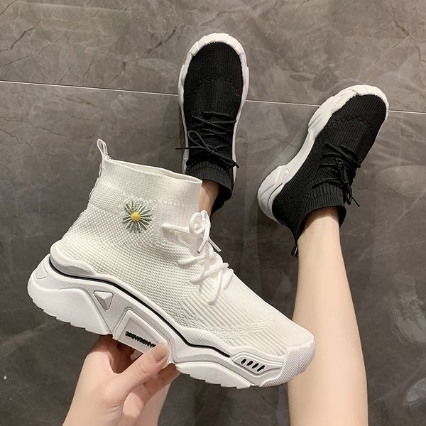 all-match breathable shoes casual female sneakers round toe 2020 fashion women's tennis small summer new modis sneakers, Black
all-match breathable shoes casual female sneakers round toe 2020 fashion women's tennis small summer new modis sneakers, Black