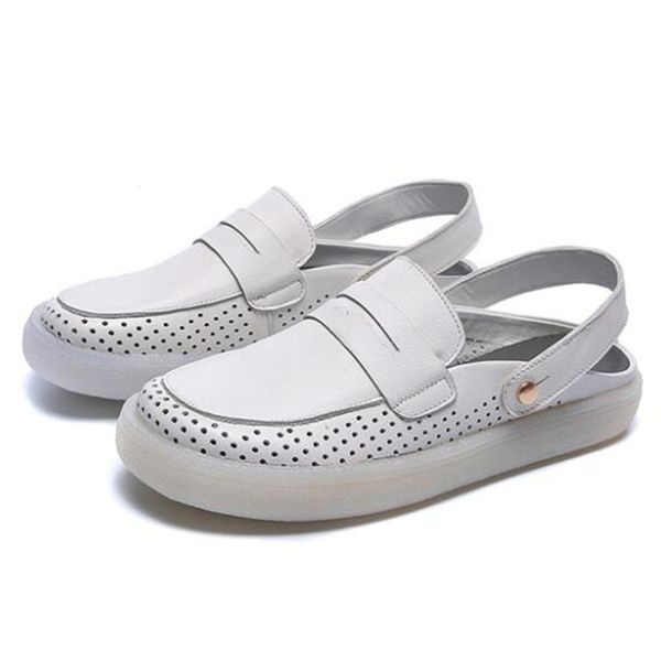 2020 summer new retro hollow genuine leather women sandal slippers light comfort fashion casual sandals soft bottom flat sandals, Black
2020 summer new retro hollow genuine leather women sandal slippers light comfort fashion casual sandals soft bottom flat sandals, Black