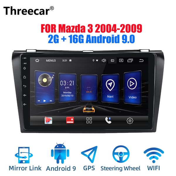 threecar 2din android 9 ouad ядро px6 car radio stereo для 3 2004-2009 gps navi аудио плеер wifi hdmi tpms автомобильный dvd
threecar 2din android 9 ouad ядро px6 car radio stereo для 3 2004-2009 gps navi аудио плеер wifi hdmi tpms автомобильный dvd