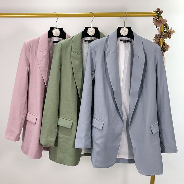 retro long section suit female 2019 autumn design senseless buckle wild korean temperament suit, Black;brown
retro long section suit female 2019 autumn design senseless buckle wild korean temperament suit, Black;brown