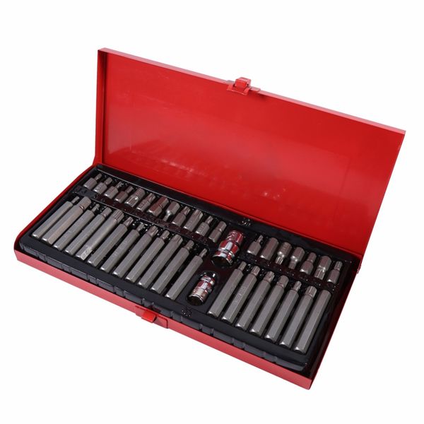 40pcs/set power screwdriver bits set multi-function hex spline torx and bit holder socket adapter for electric screwdrivers
40pcs/set power screwdriver bits set multi-function hex spline torx and bit holder socket adapter for electric screwdrivers