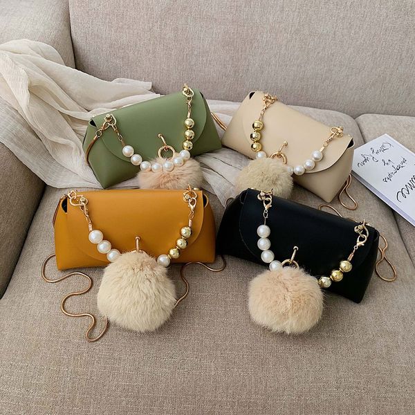 women's bag cross-bag shoulder with hair ball fashion messenger bags designer version luxury wild girls pearl chain evening bags
women's bag cross-bag shoulder with hair ball fashion messenger bags designer version luxury wild girls pearl chain evening bags