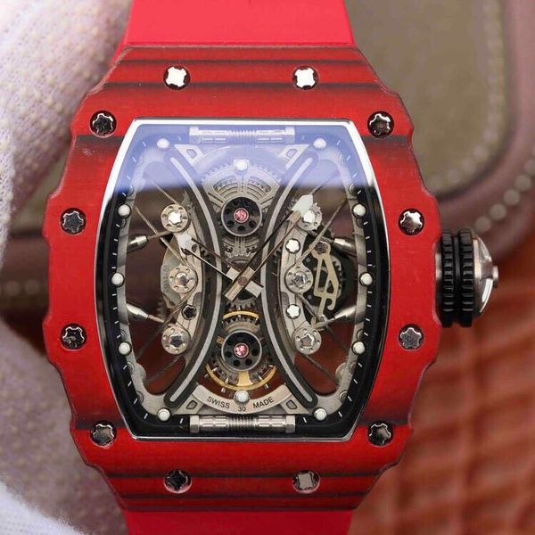 rm53-05 orologio di lusso suspension movement watches carbon fiber case designer watches silicone watchband waterproof sweat, Slivery;brown
rm53-05 orologio di lusso suspension movement watches carbon fiber case designer watches silicone watchband waterproof sweat, Slivery;brown