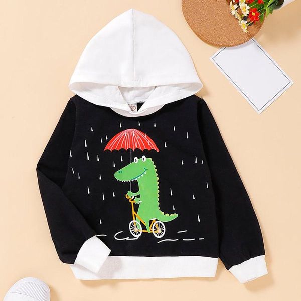 autumn sweatshirts dinosaur personality printing children kids boys comfort soft long sleeve hit color spring hoodies, Black
autumn sweatshirts dinosaur personality printing children kids boys comfort soft long sleeve hit color spring hoodies, Black