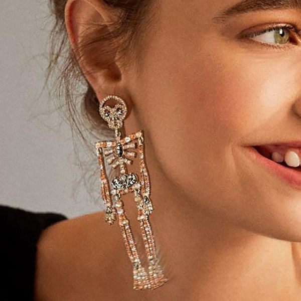 zhini new crystal rhinestone dangle earrings for women vintage hip hop skeleton human shape drop earring statement jewelry gift, Silver
zhini new crystal rhinestone dangle earrings for women vintage hip hop skeleton human shape drop earring statement jewelry gift, Silver